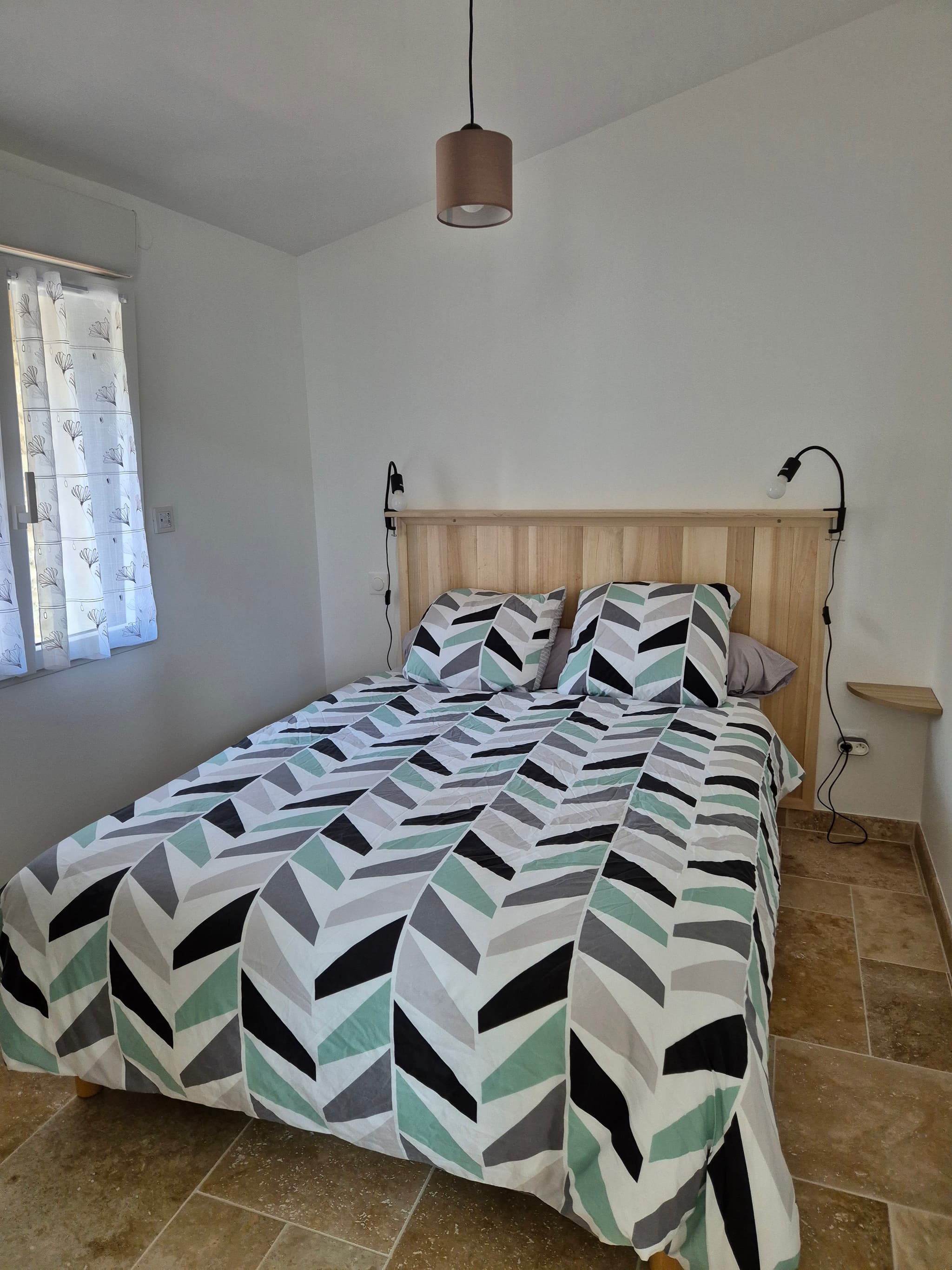 Une chambre du gîte des Oliviers à Arçais