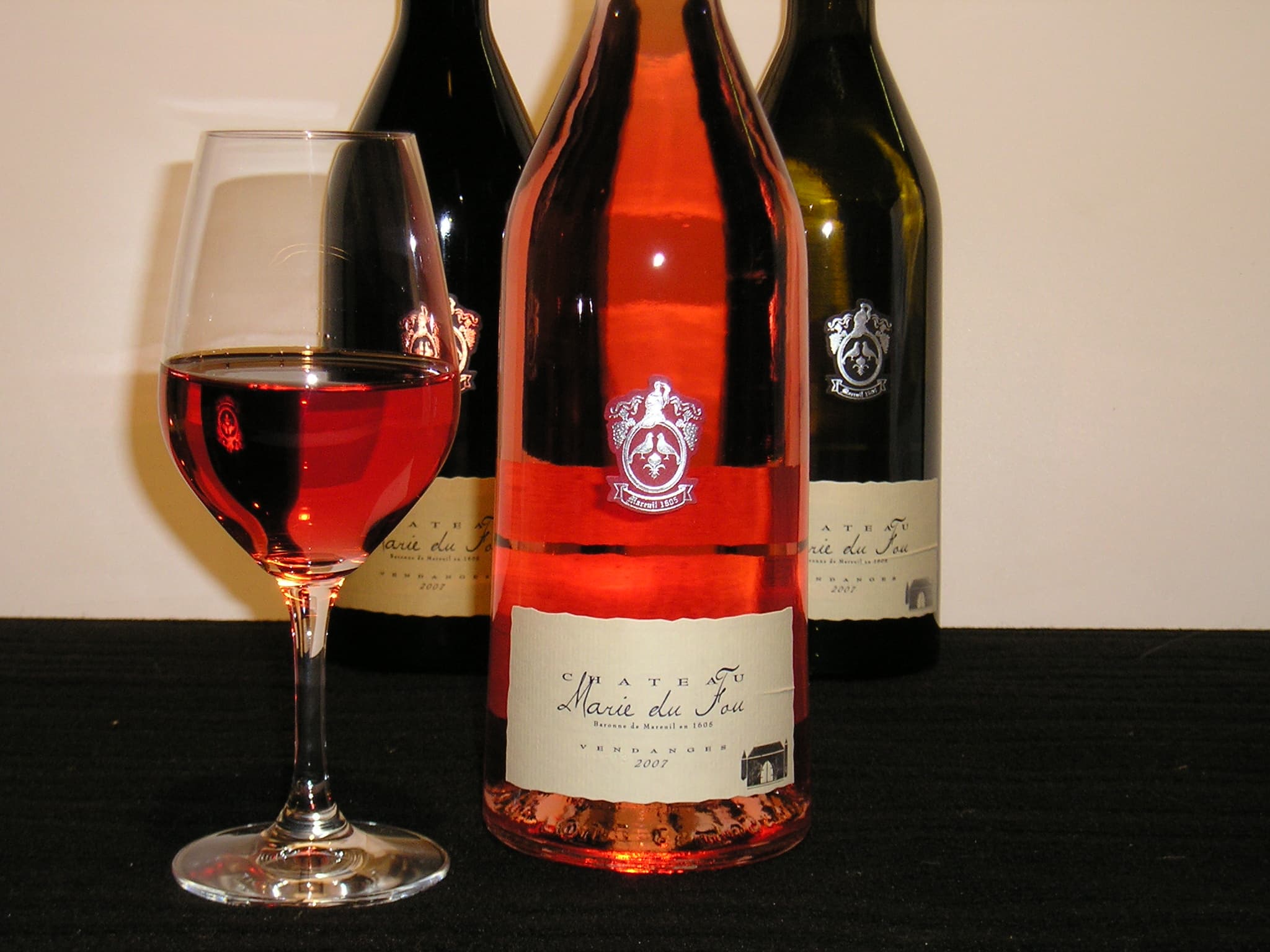 Les rosés "Château Marie du Fou"