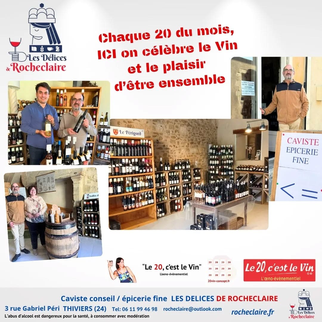 le 20 c'est le vin