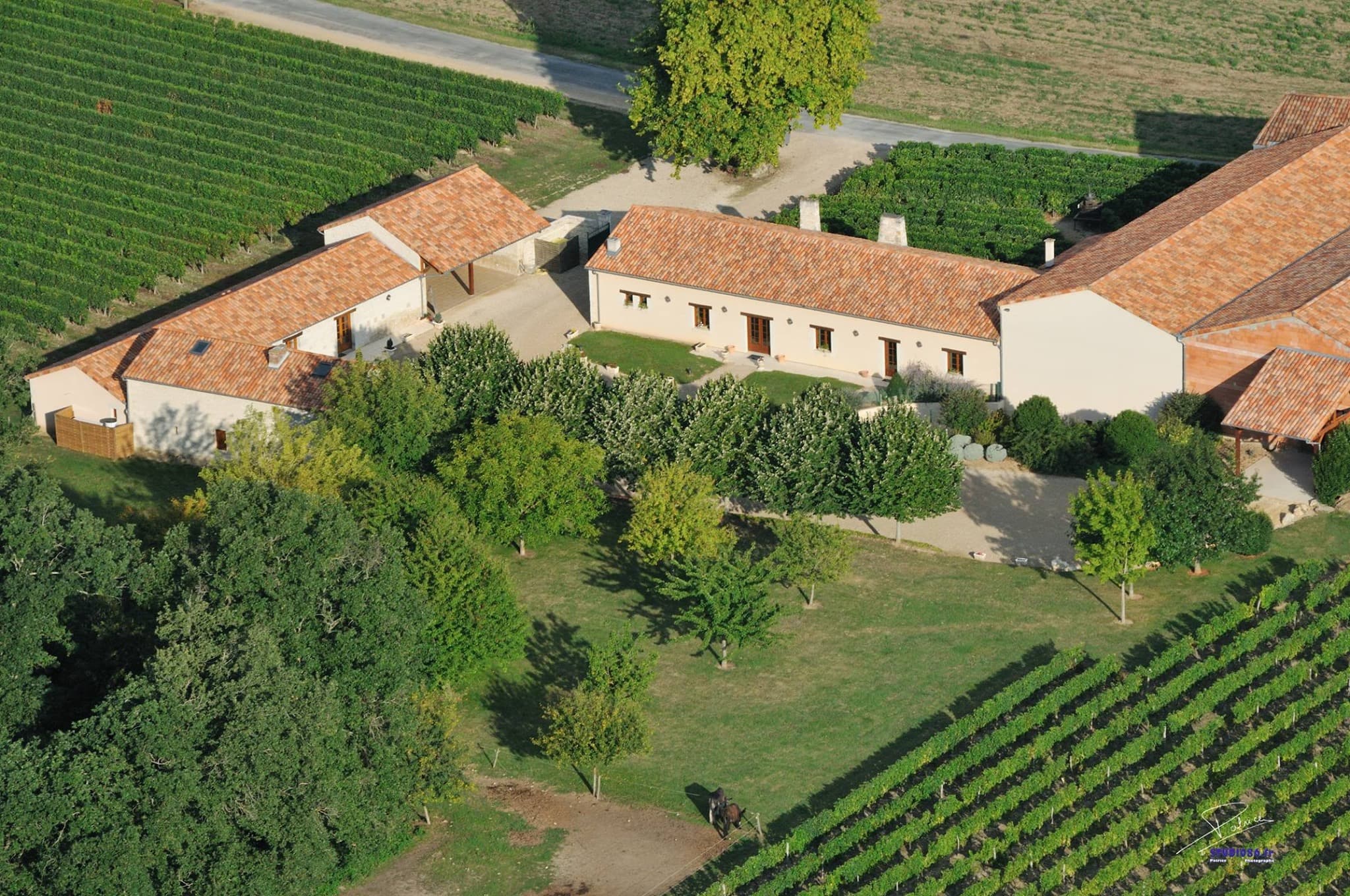 Domaine de Villemont - Vue aérienne du Domaine