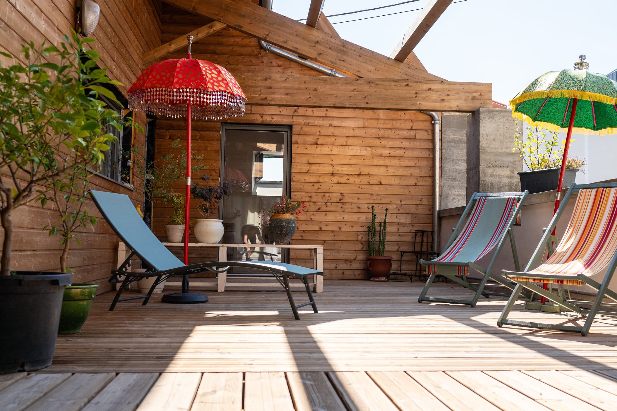 La terrasse de 90m²