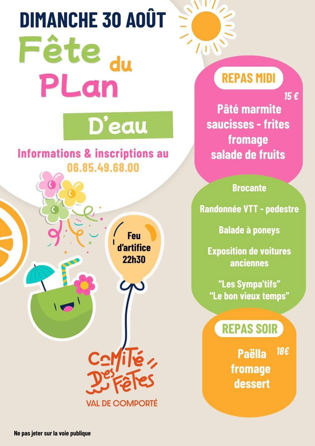 Fête du plan d'eau 2026