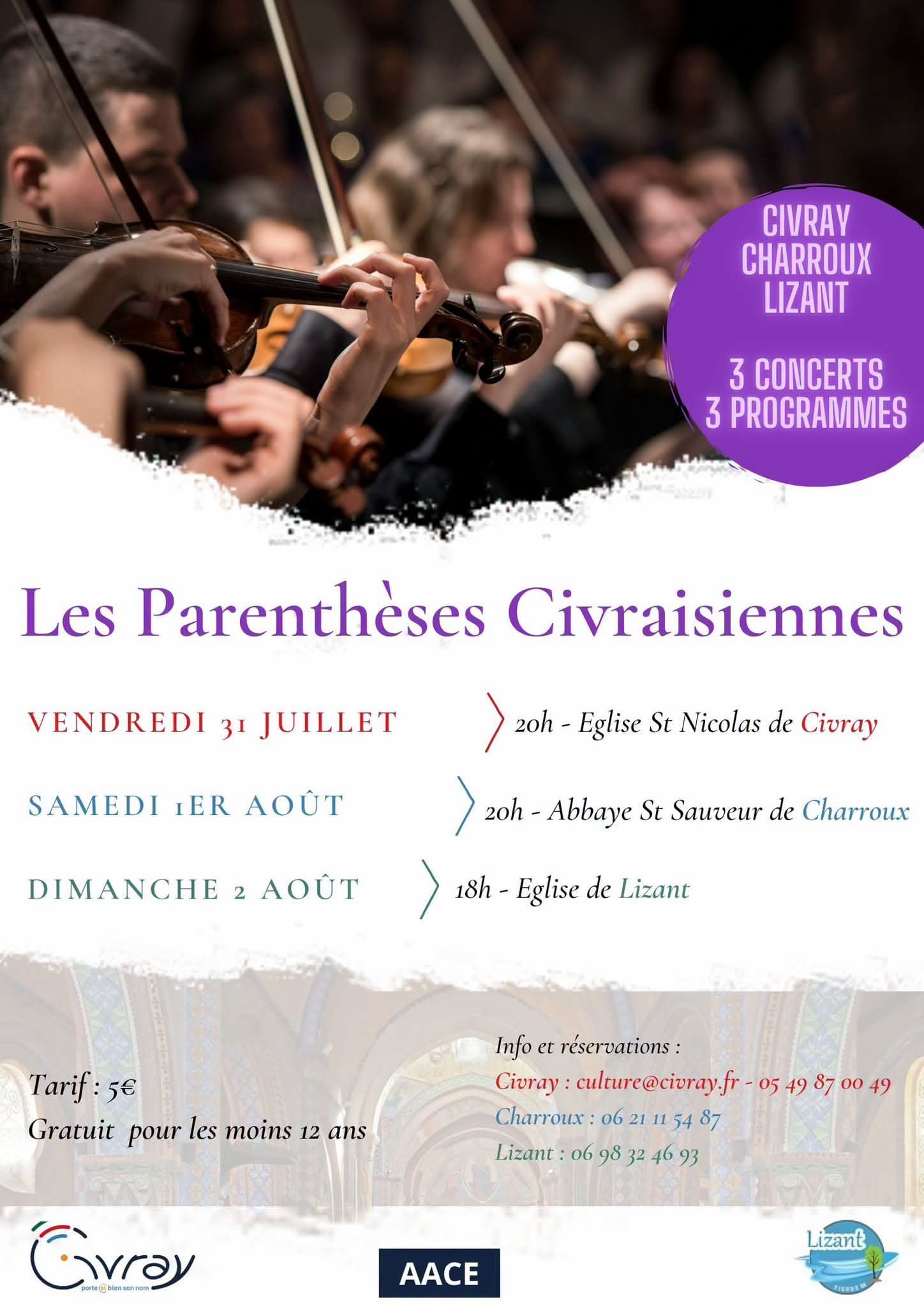 Les Parenthèses Civraisiennes 2026