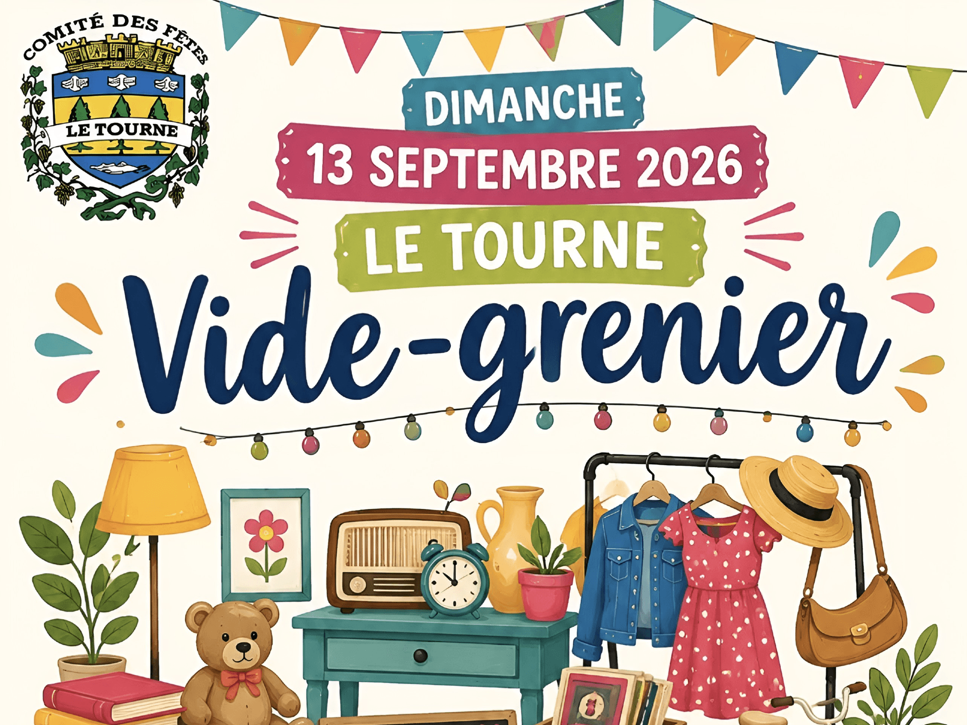 Vide grenier Le Tourne