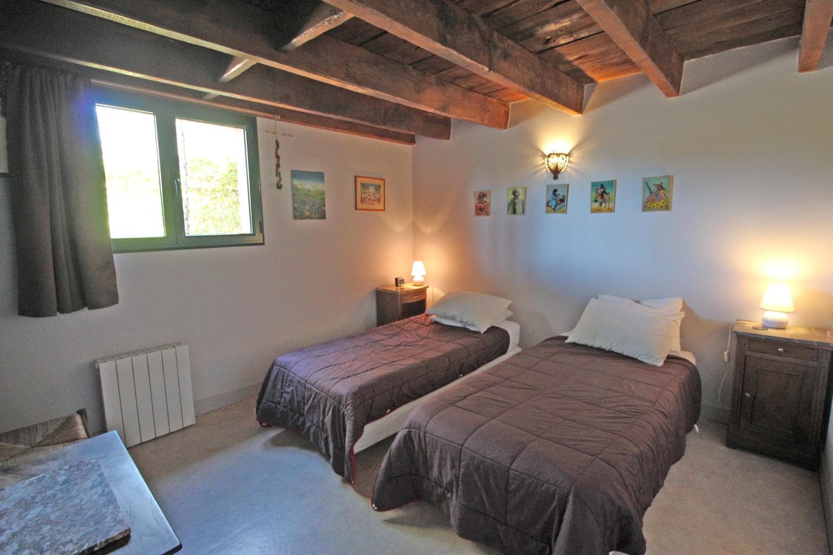 Gite de "Montbrugnaud " à Mailhac sur Benaize en Haute-Vienne - chambre 2 rez de chaussée_20
