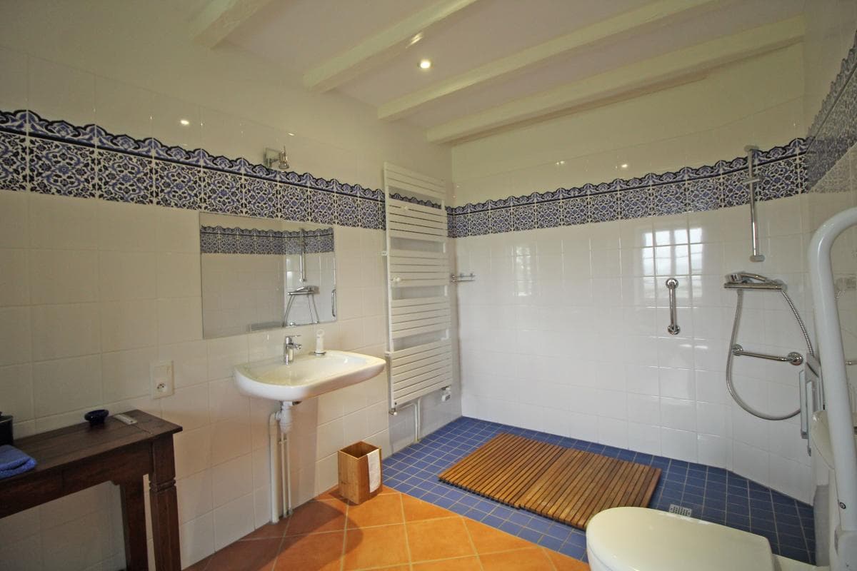 Gite "Le Génie de la Forêt" à Compreignac en Haute-Vienne (Limousin)- salle d'eau de la chambre 1_14