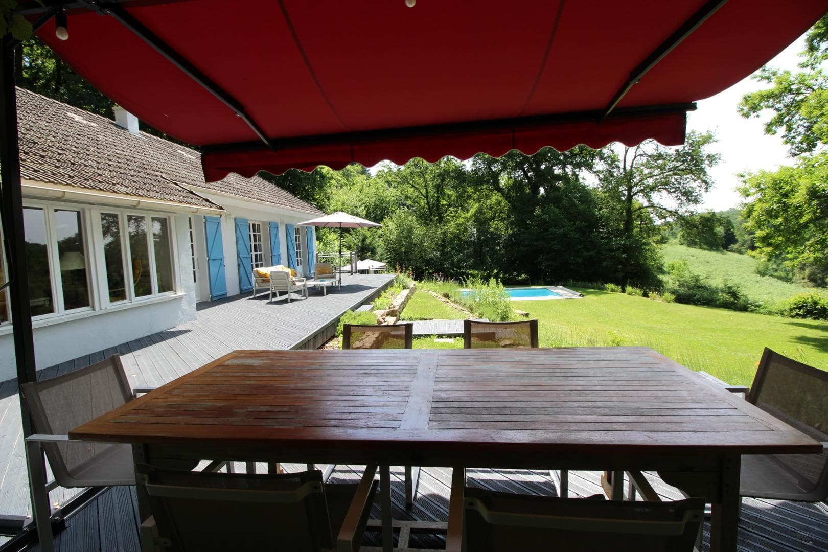 Gite Le Clos des Chênes à La Combe sur la commune de Thouron en Haute-Vienne (Nouvelle- Aquitaine) - la piscine_22