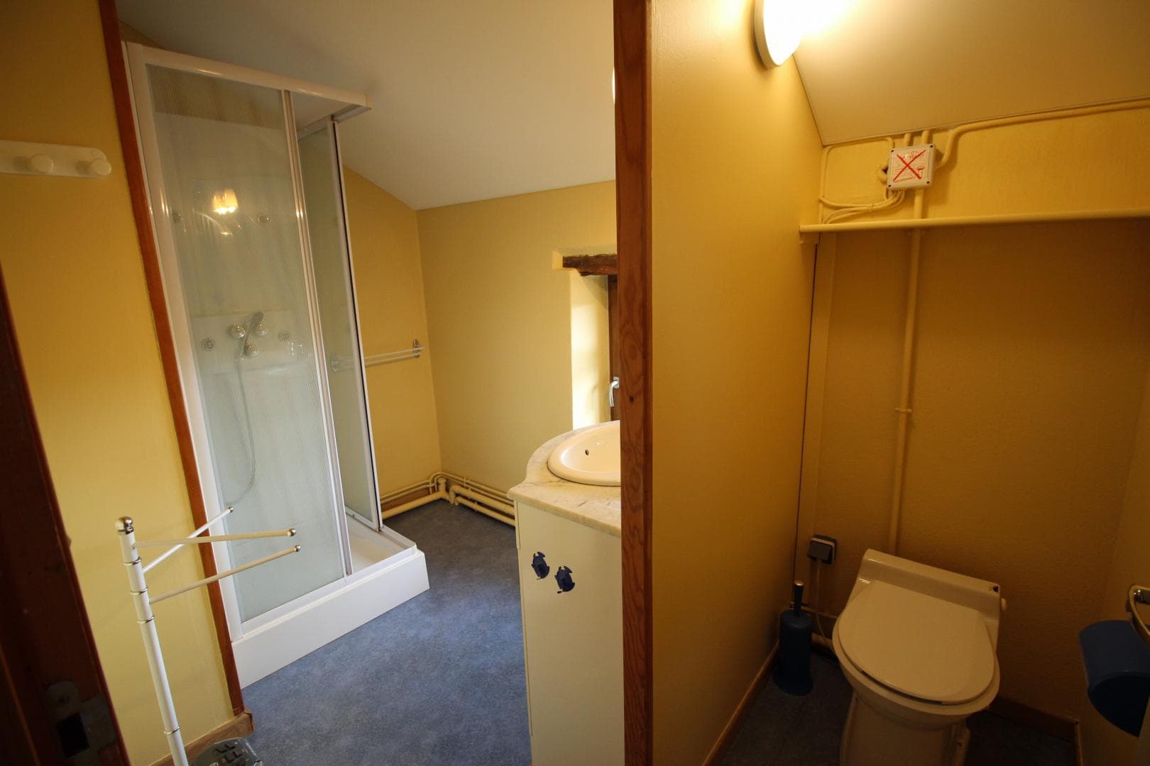 Gite "La Chaize" à Bersac Sur Rivalier en Haute-Vienne (Limousin en Nouvelle Aquitaine)- s d'eau wc 2nd etage dans annexe_16
