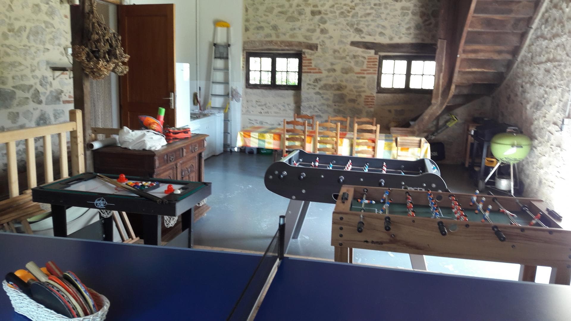Gite "Brenac Jeune" à Eymoutiers en Haute-Vienne (Nouvelle Aquitaine) - salle de jeux_36