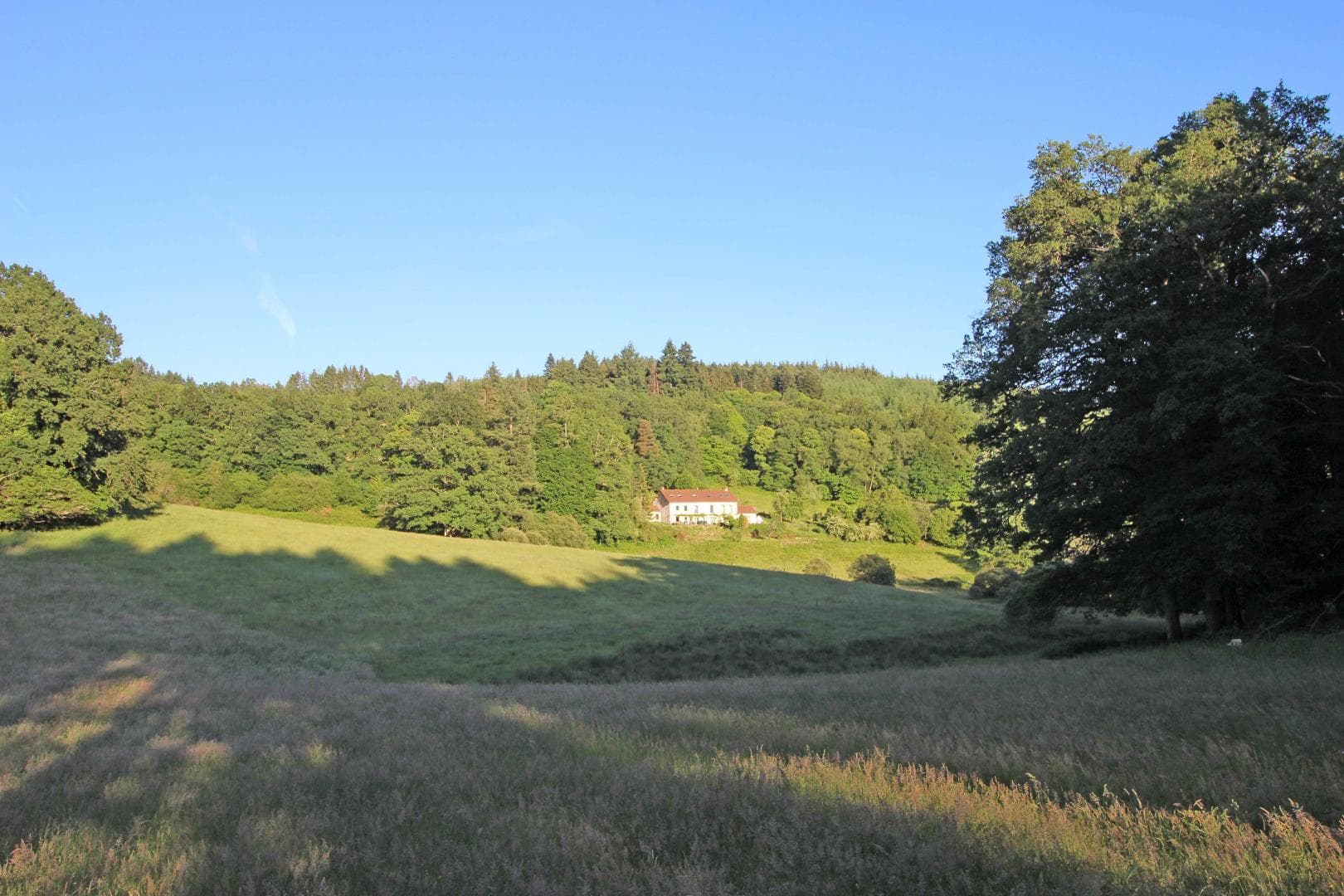 Gîte de Chalendeix en Haute-Vienne, vue de la petite route qui conduit à Chalendeix_36