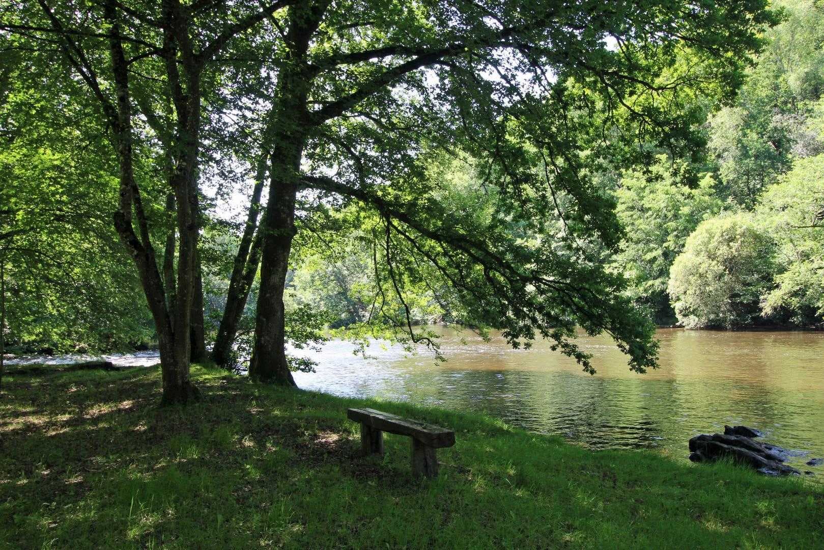 Gite "Chez Maitre Jacques" à Saint Léonard De Noblat en Haute-Vienne (Limousin en Nouvelle Aquitaine).Bords de Vienne ombragé._32