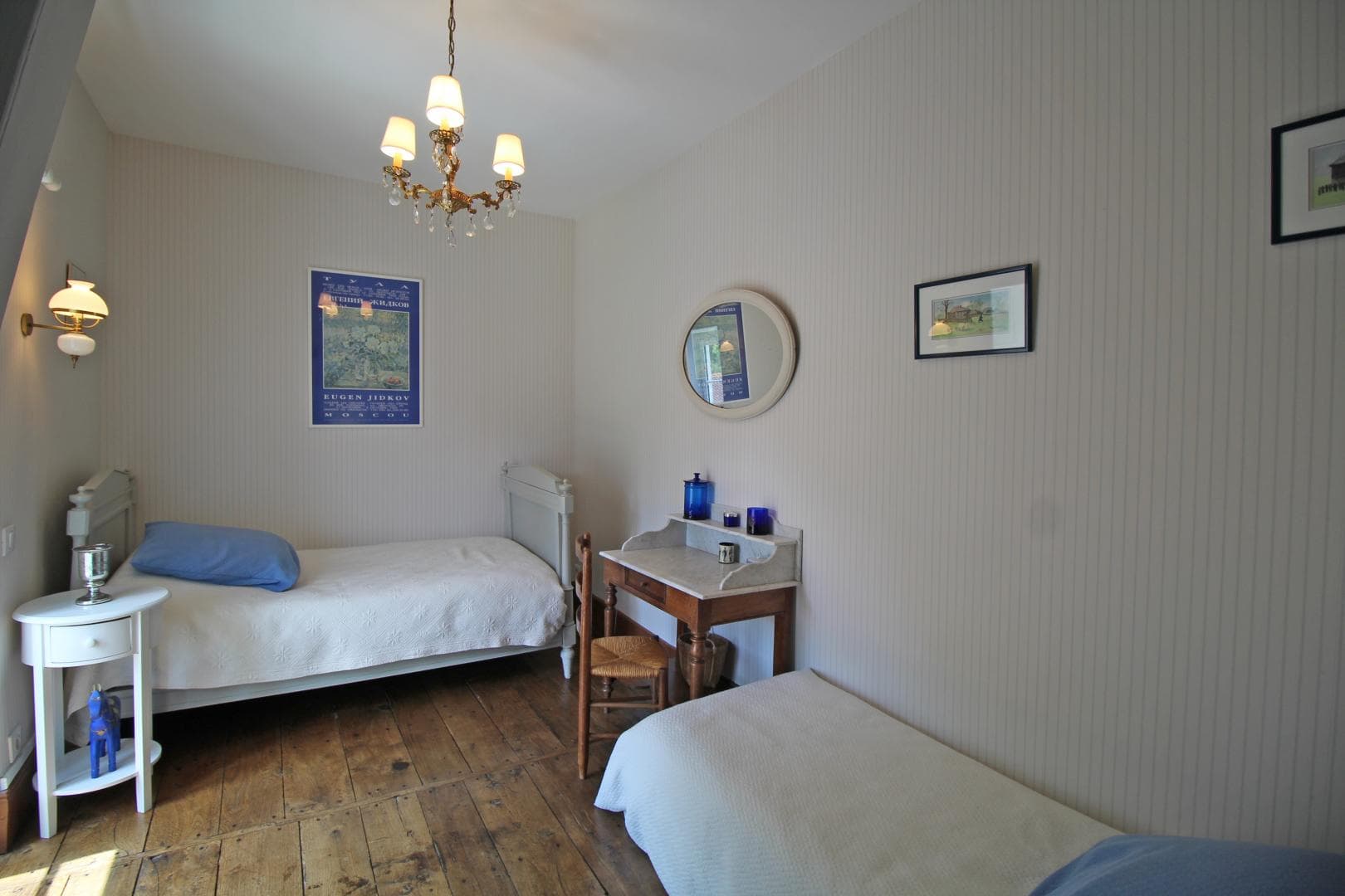 La chambre individuelle de la Suite de Tante Madeleine, au Masbareau, Chambres et Table d'Hôtes de Charme à Royères en Haute-Vienne Limousin Nouvelle Aquitaine_13