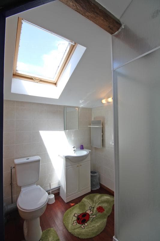 Gite" Les Quatre Vents" à Bussiere Galant en Haute-Vienne (Limousin), salle d'eau wc étage_17