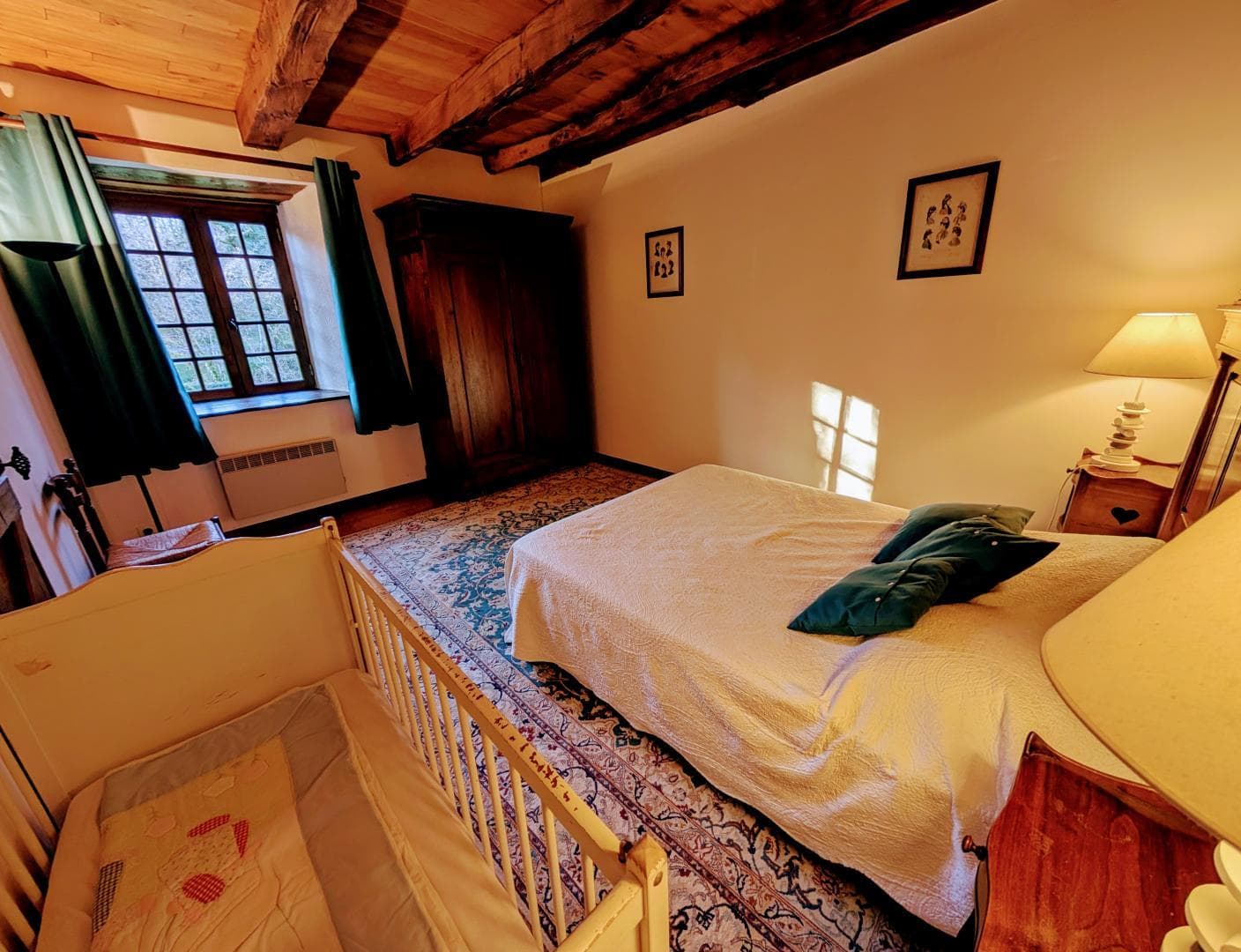 Gite" Le Pressoir" à Champagnac La Riviere en Haute-Vienne - autre vue chambre 1er étage_9