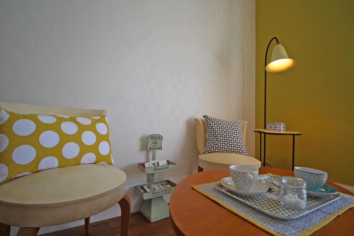 Chambre d'hôtes "Au fil du temps" à châlus - chambre vintage_23