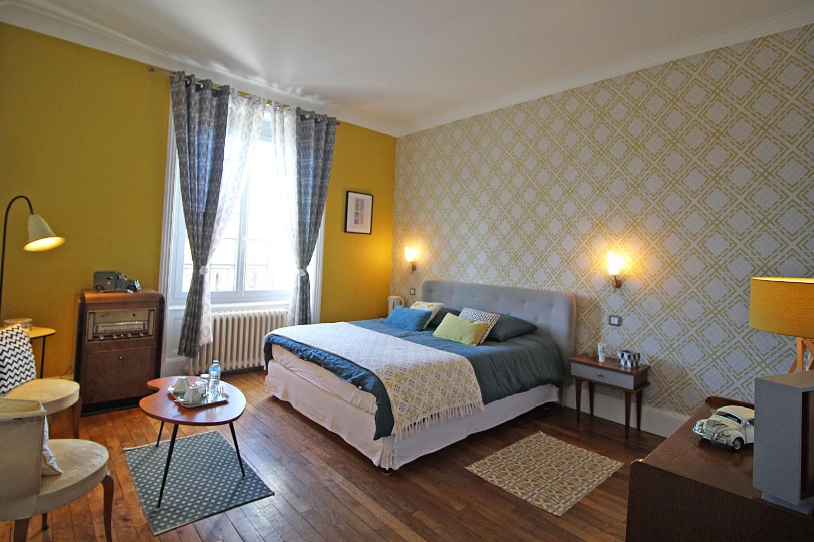 Chambre d'hôtes "Au fil du temps" à châlus - chambre vintage_6