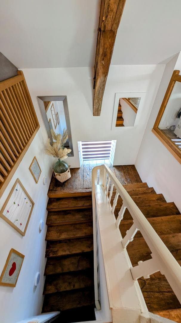 Gîte "Les Eglantiers" commune de Jourgnac en Haute-Vienne (Limousin) - escalier 2nd_22