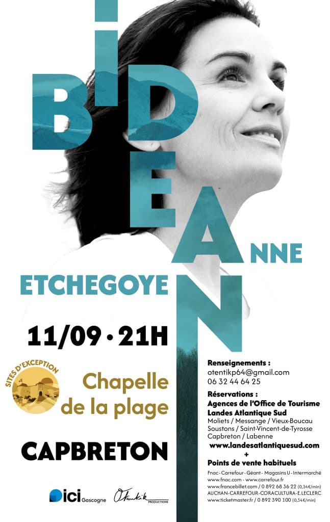 Concert Anne Etchegoyen - Capbreton - OTI LAS