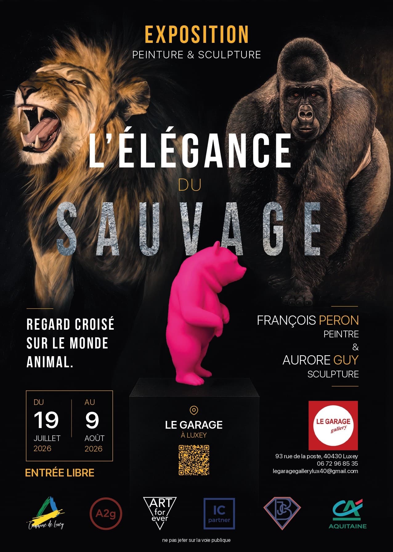 AFFICHE EXPOSITION GARAGE GALLERY