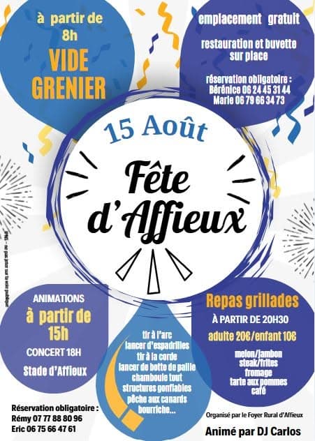AFFIEUX Fête 15.08.2026