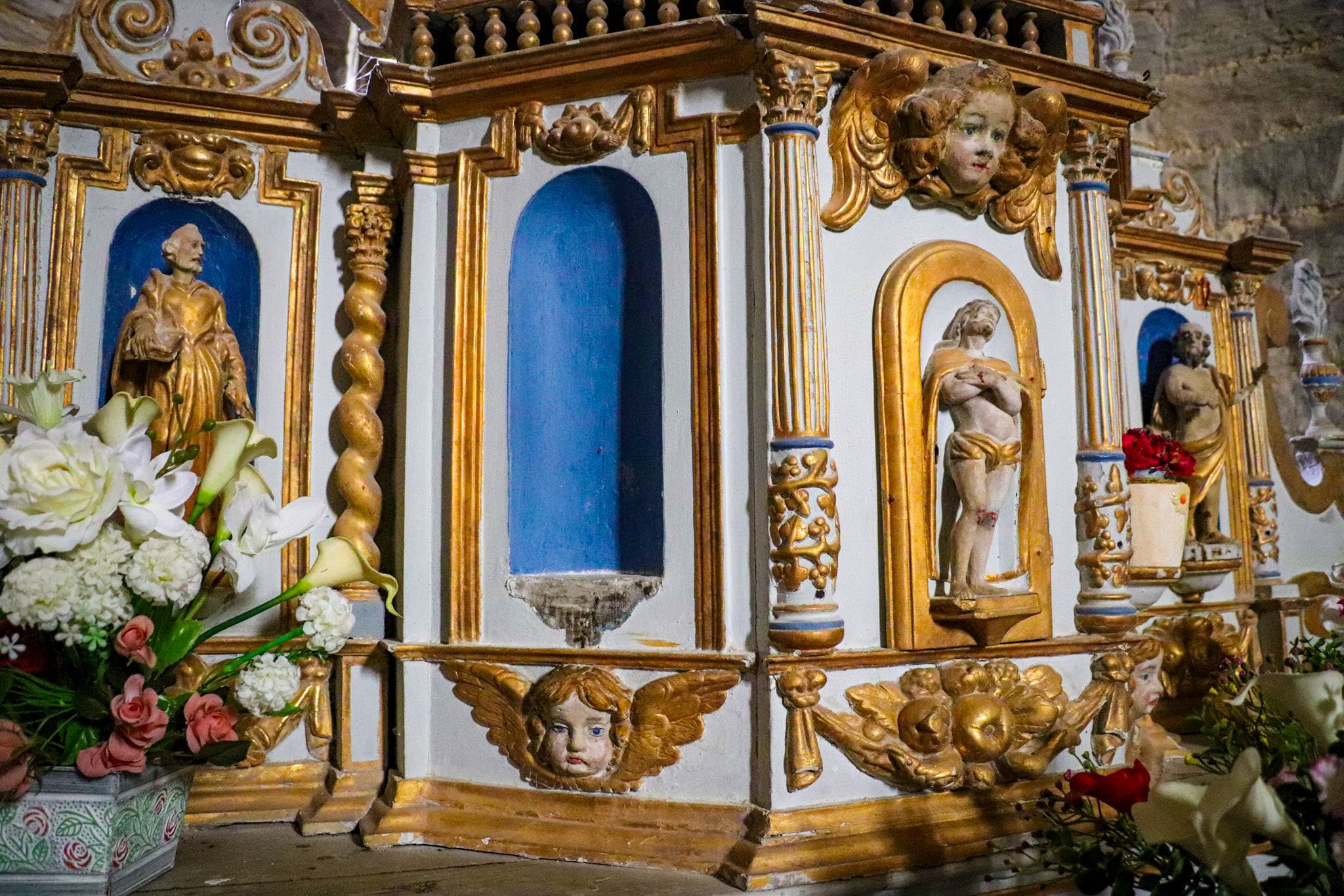 Abbaye-sauvelade-sculpture-retable-bearn