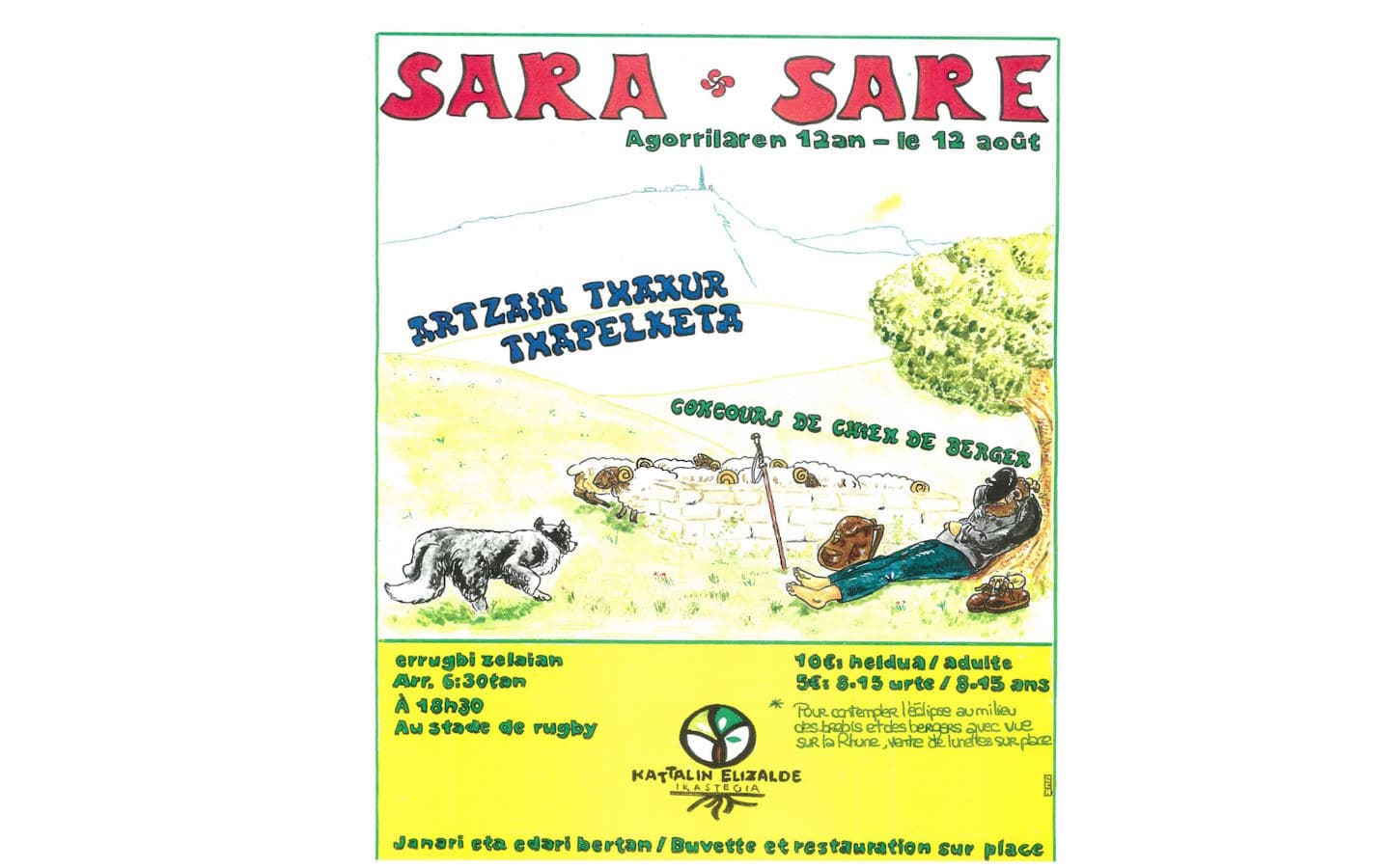 Affiche Concours Chiens Berger