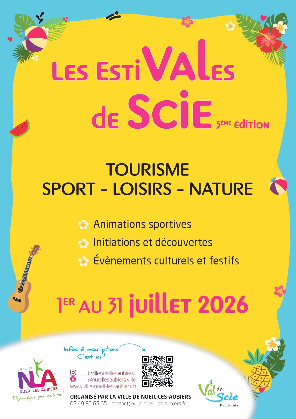 Affiche Estivales de Scie 2026