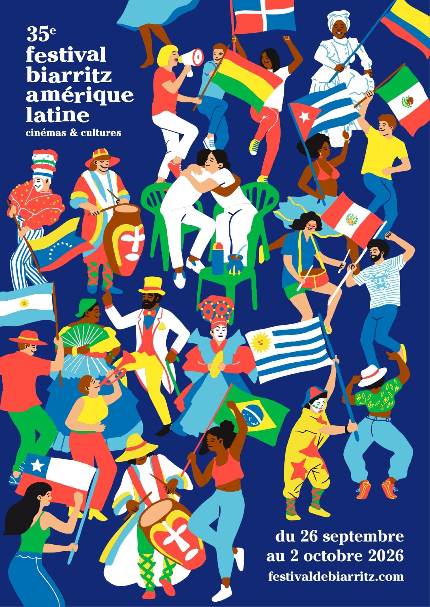 Affiche Festival Biarritz Amérique Latine