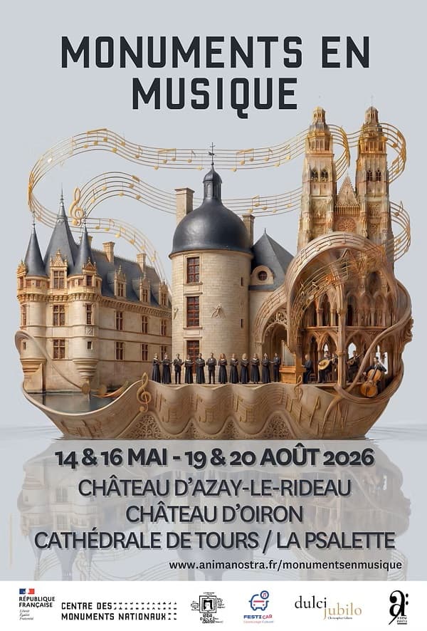 Monuments en musique concert musique sacree Chateau d'Oiron Plaine et vallées Th