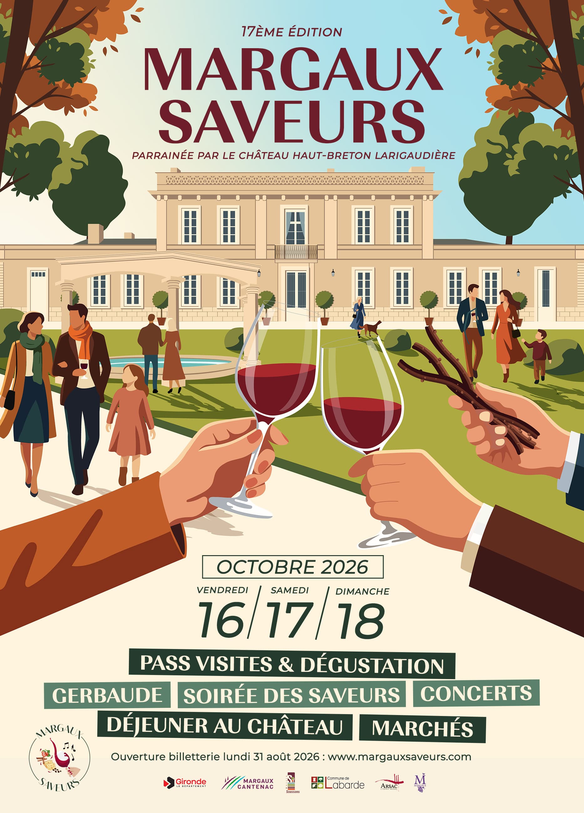 Affiche Margaux Saveurs 2026
