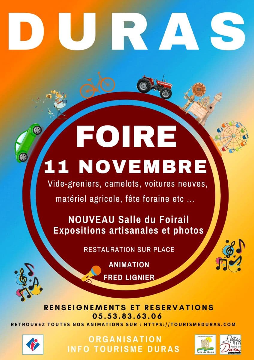 Affiche foire 11 nov