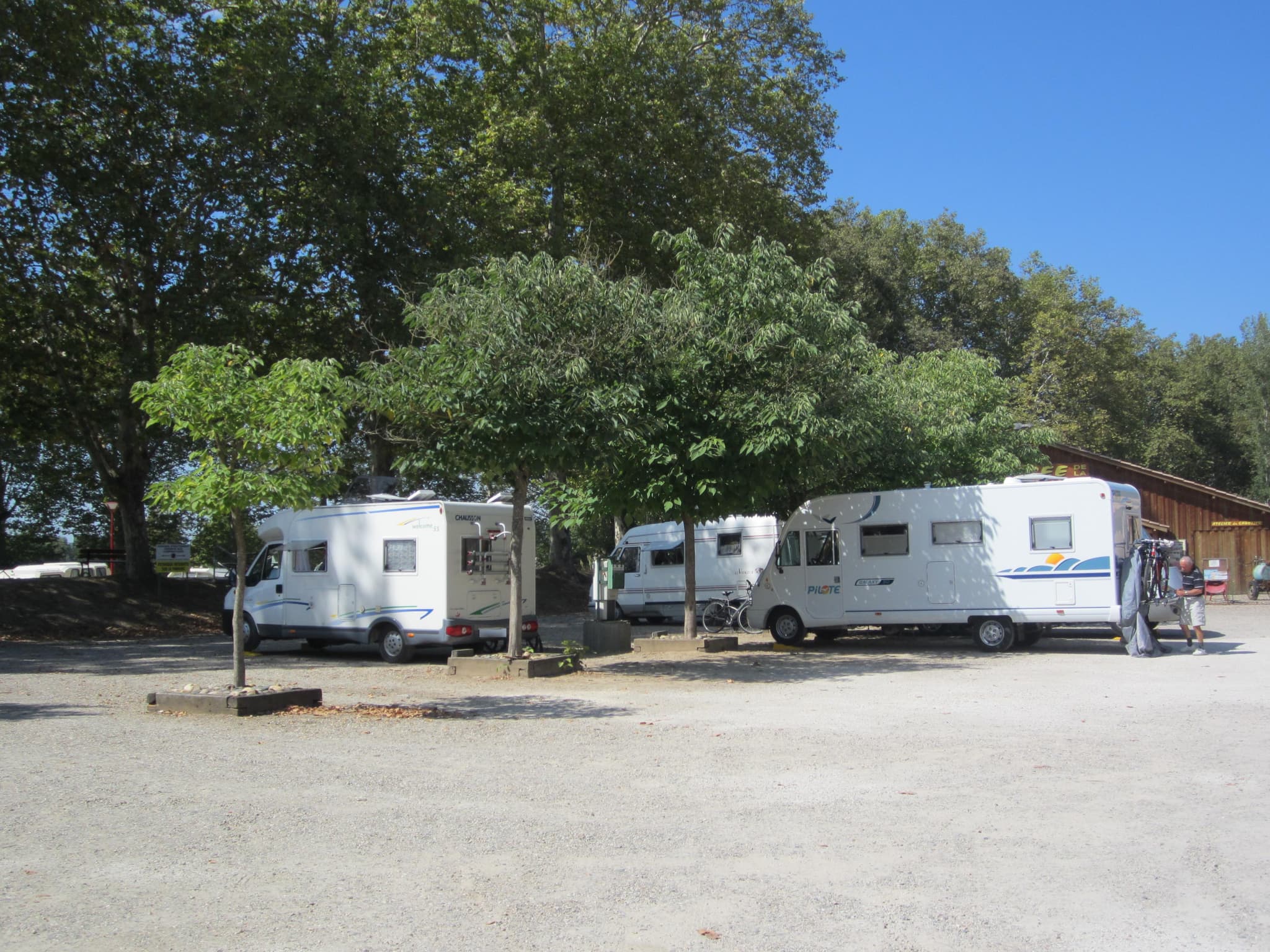 Aire de camping car de Villeton