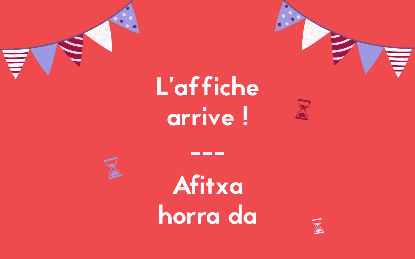 Animations en attente d'affiche - 1