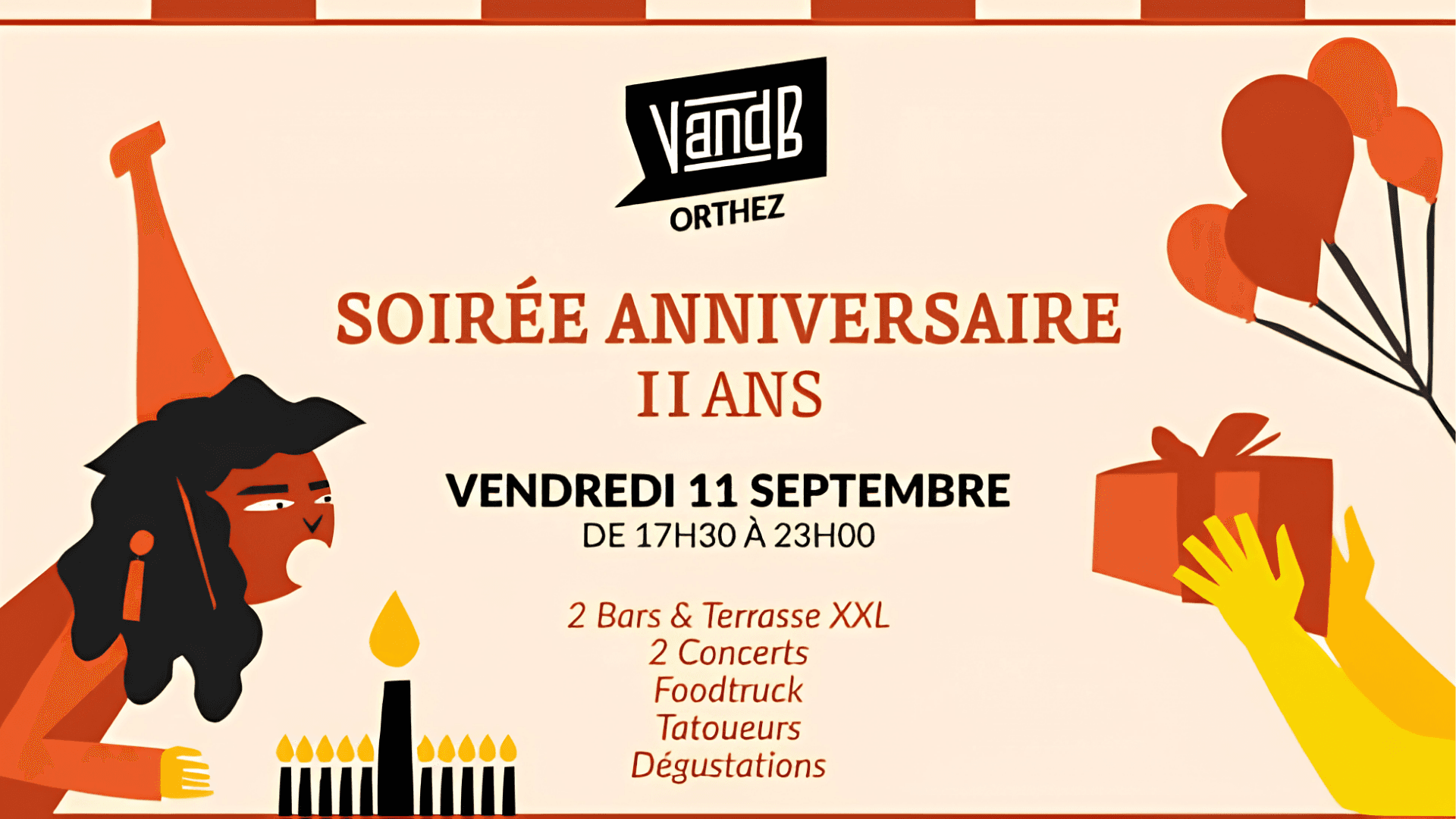 Coeur de Béarn Agenda - Anniversaire Vand B