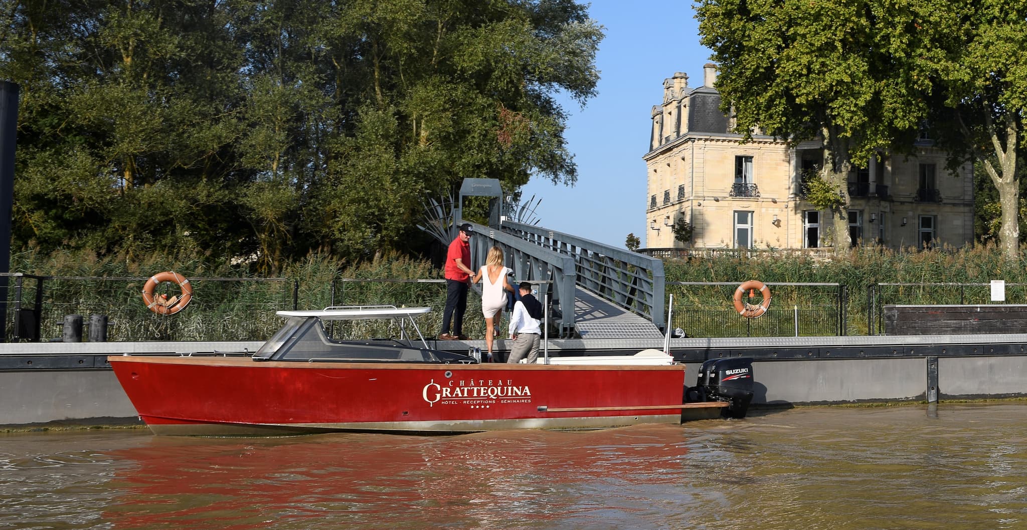 Arrivée en bateau