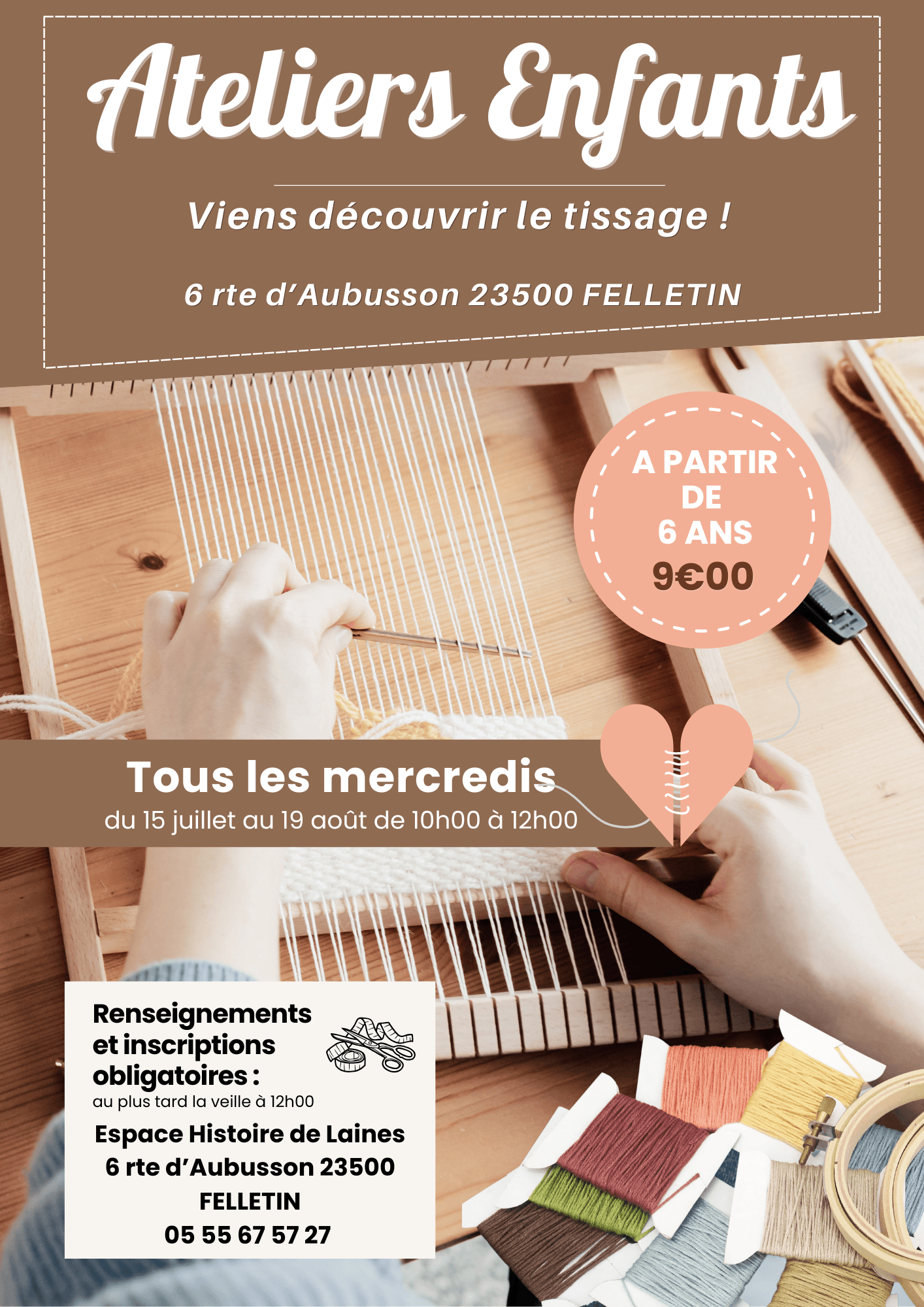 Affiche ateliers