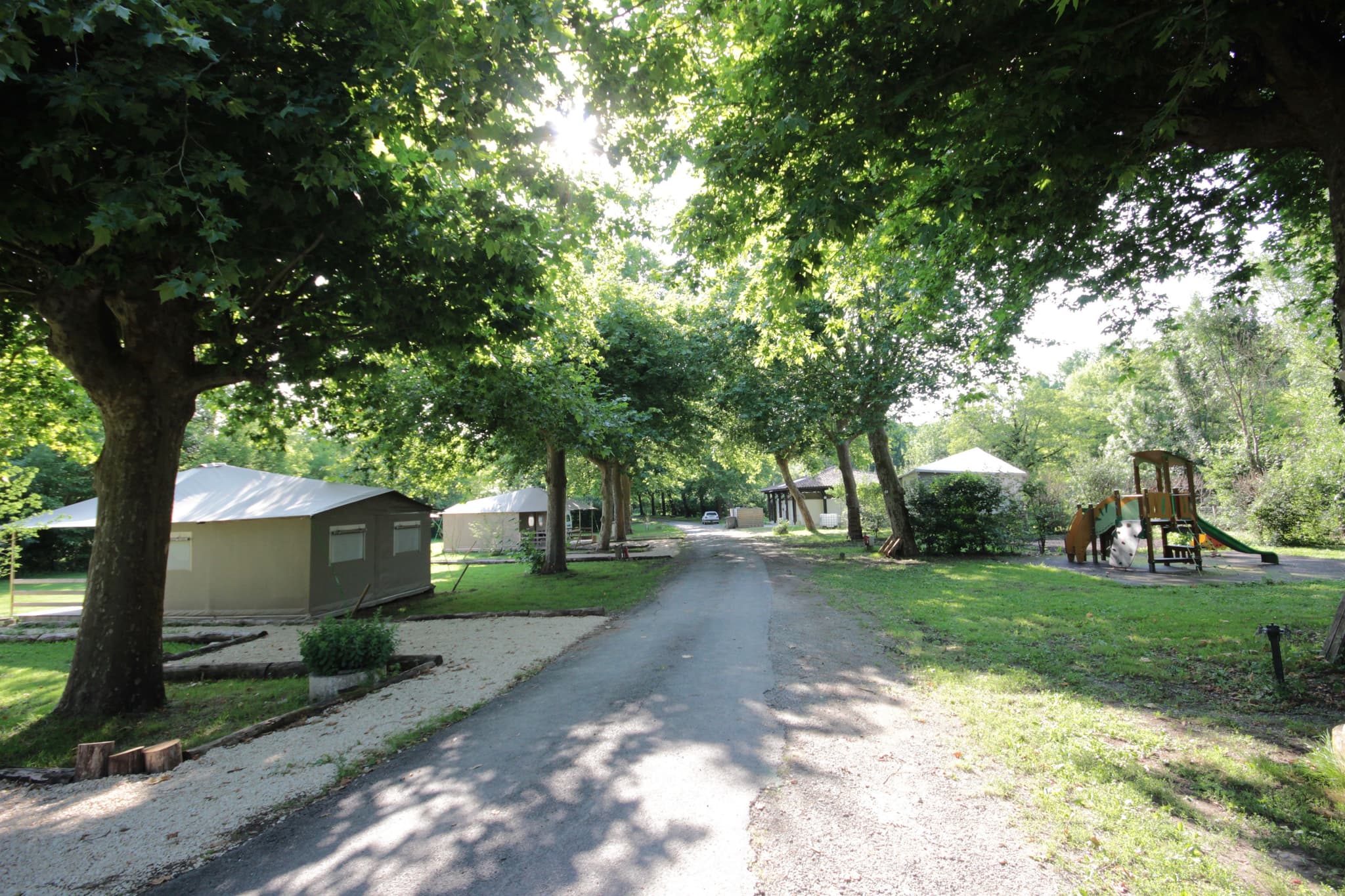 Le camping "Ilot du Chail" à Sansais-La Garette