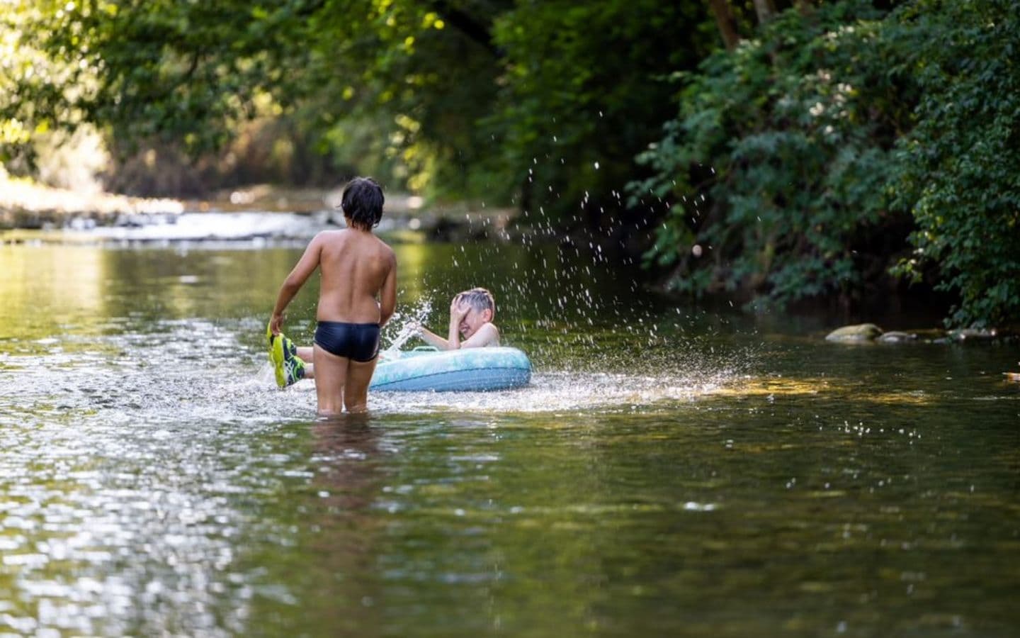 Baignade camping Carrique