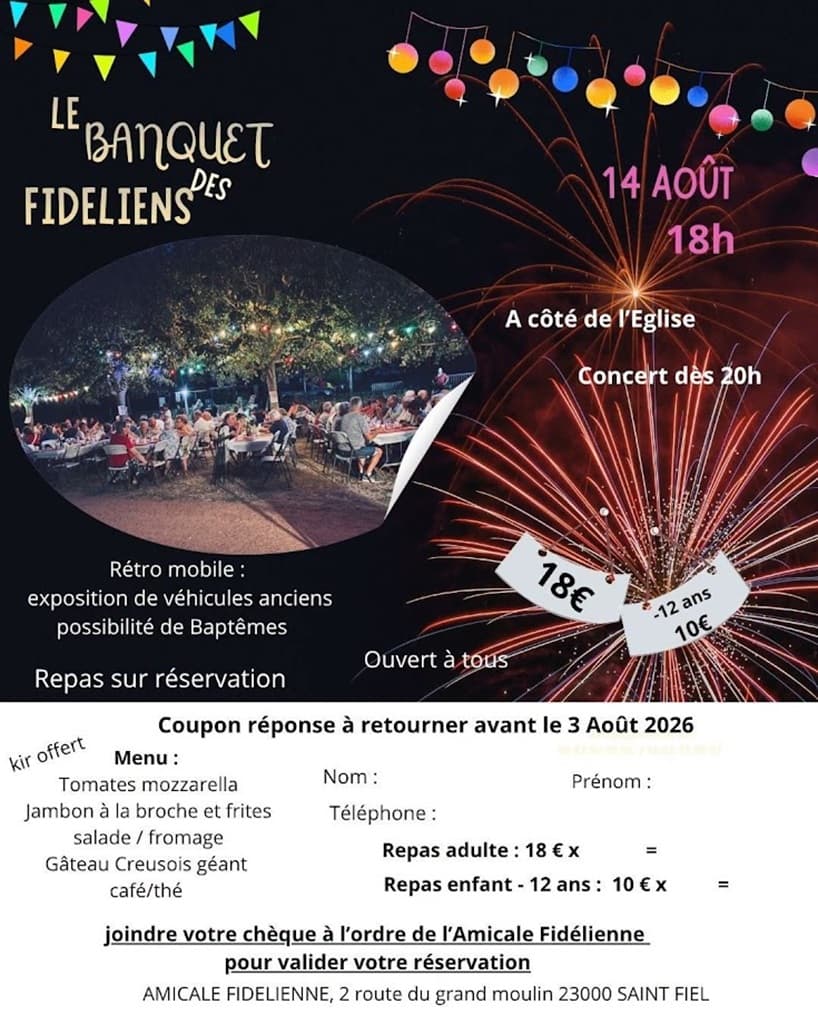 Banquet des fidéliens