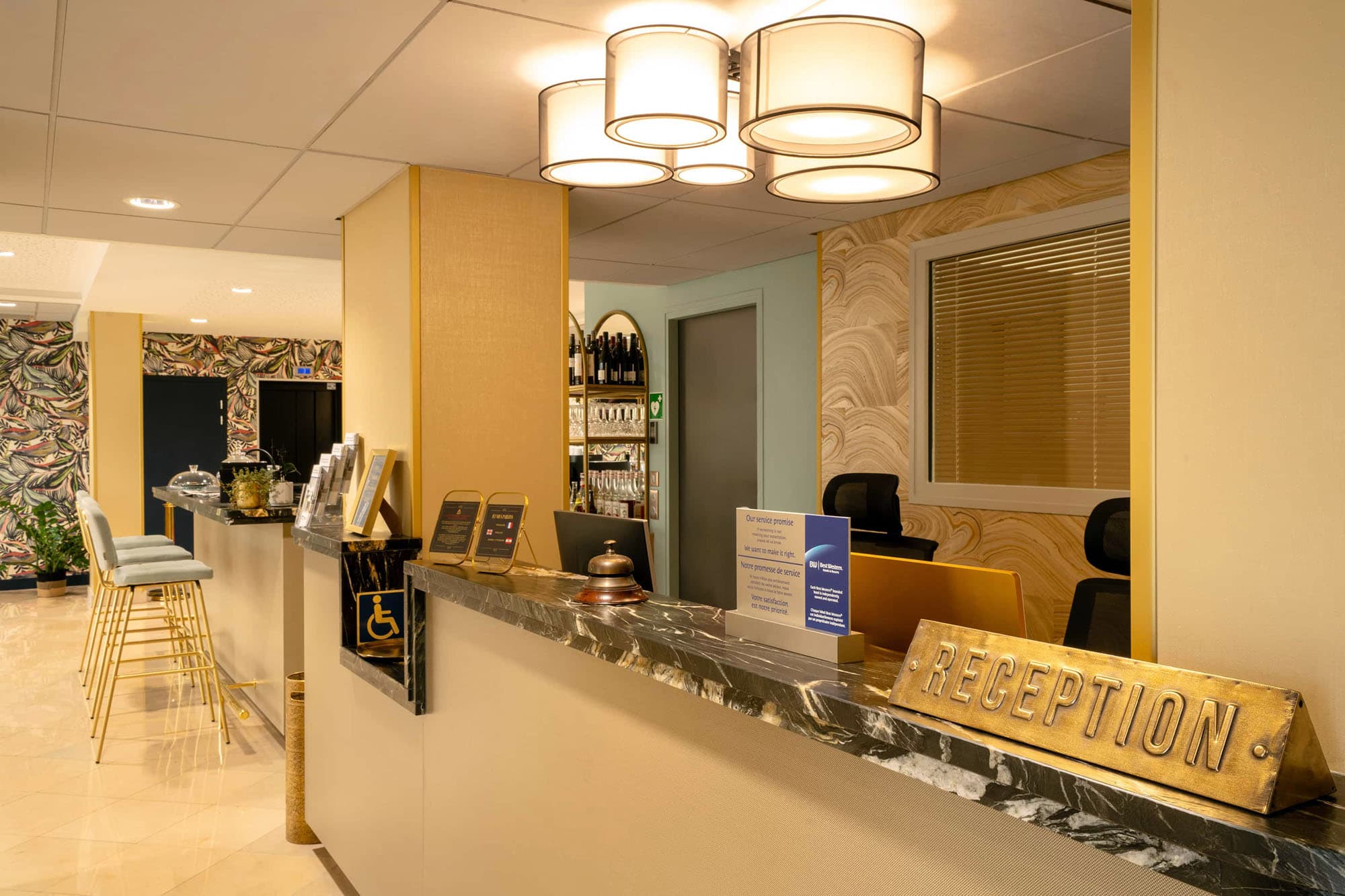 Best Western Hôtel le Quercy Réception