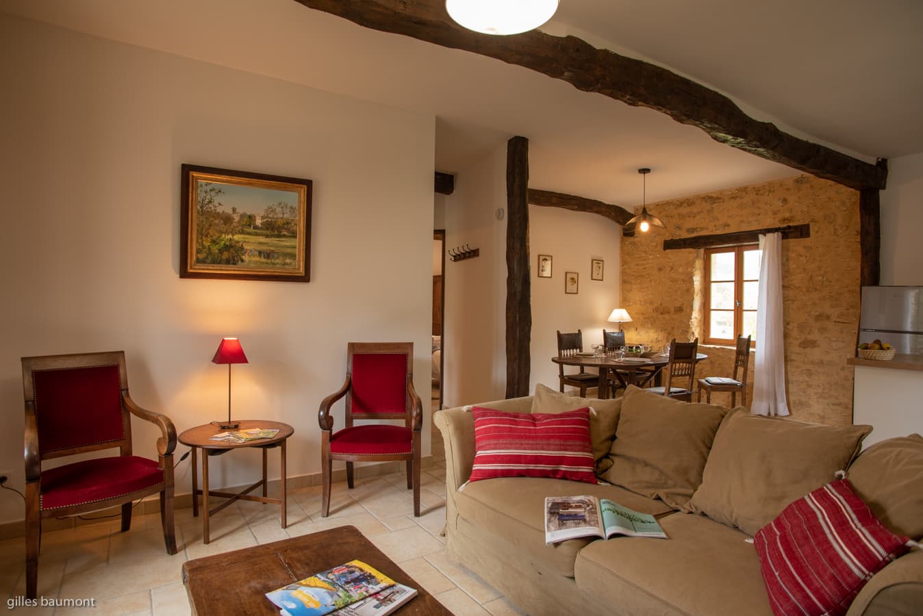 Gîte le Bois - salon