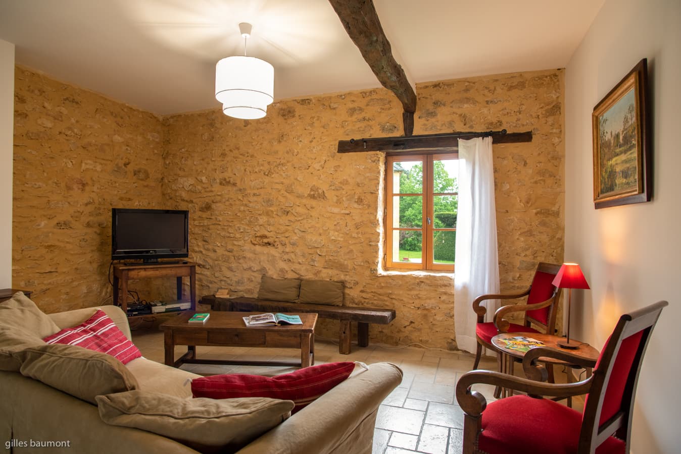 Gîte le Bois - salon