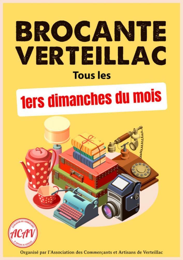 Brocante de Verteillac Vide-Grenier Brocante OTPI