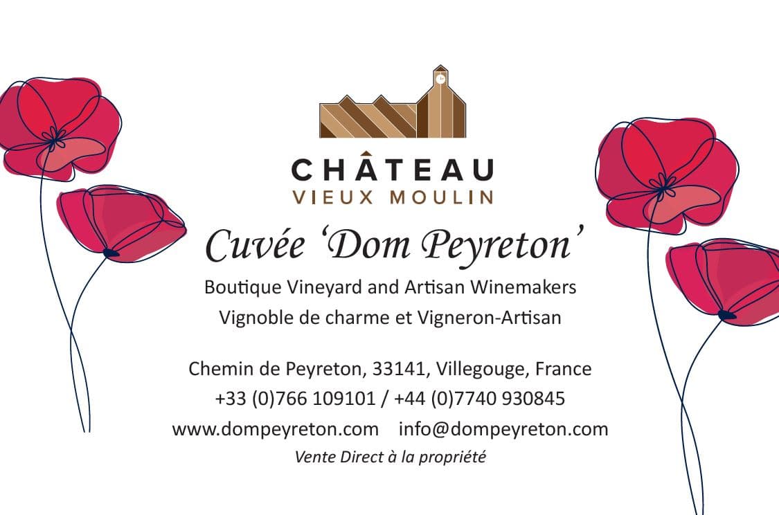 Business card wine