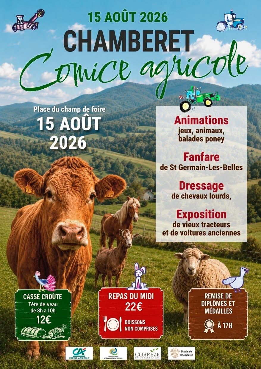 CHAMBERET Comice agricole 15.08.2026