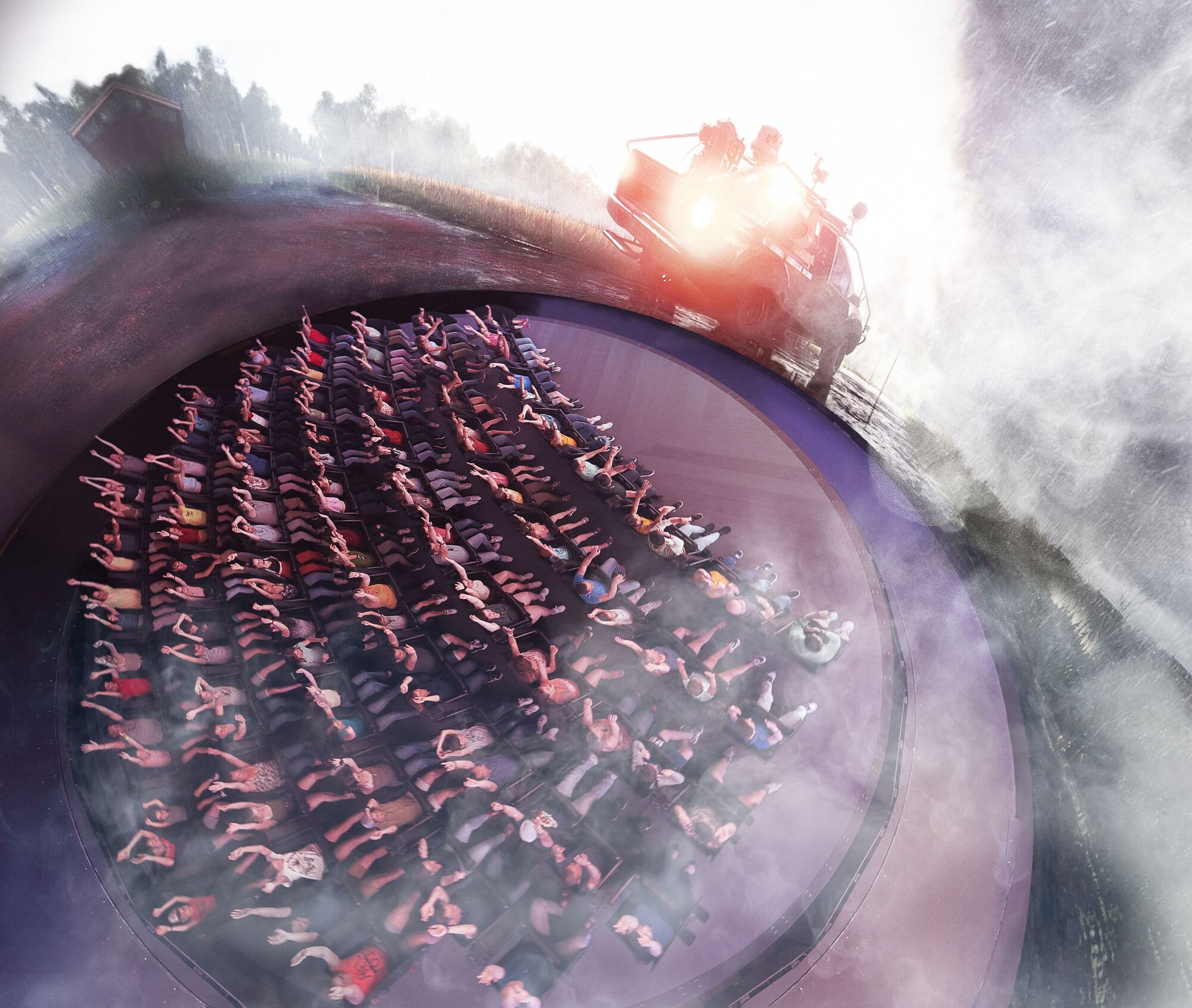 Attraction "Chasseurs de Tornades"