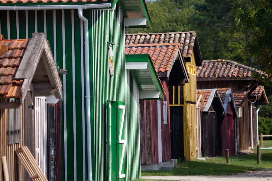 Cabane sur le port de Biganos