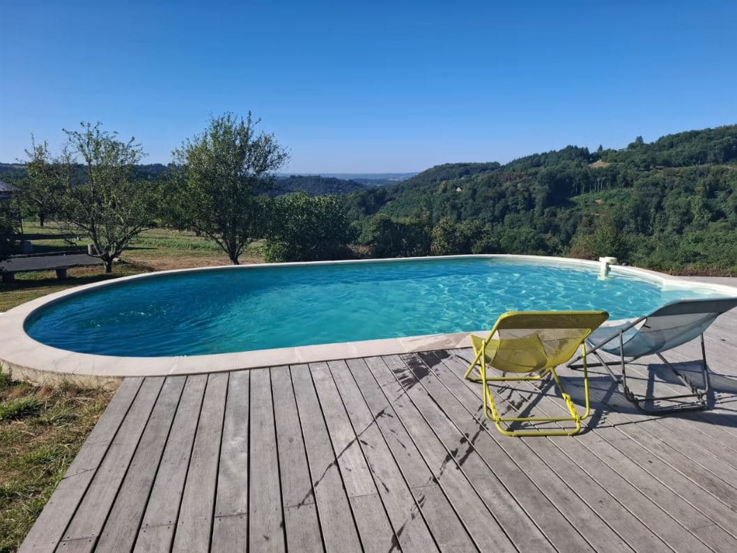 Cabanes du paradis piscine
