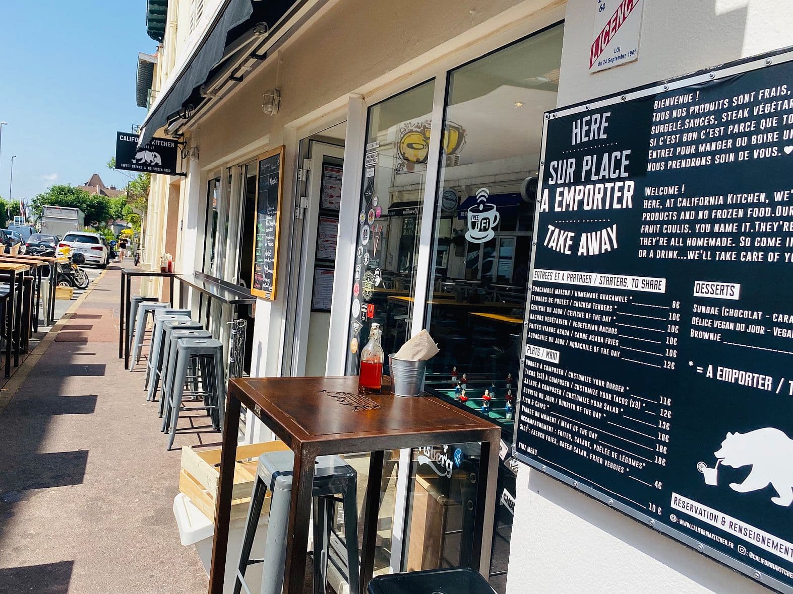 California Kitchen Biarritz terrasse