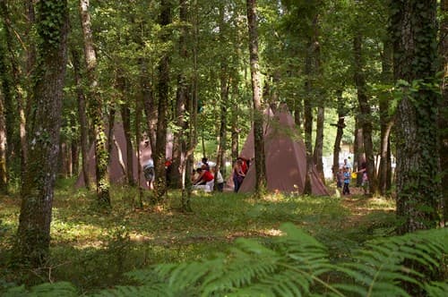 Camp tipi Cap Cauderoue Barbaste